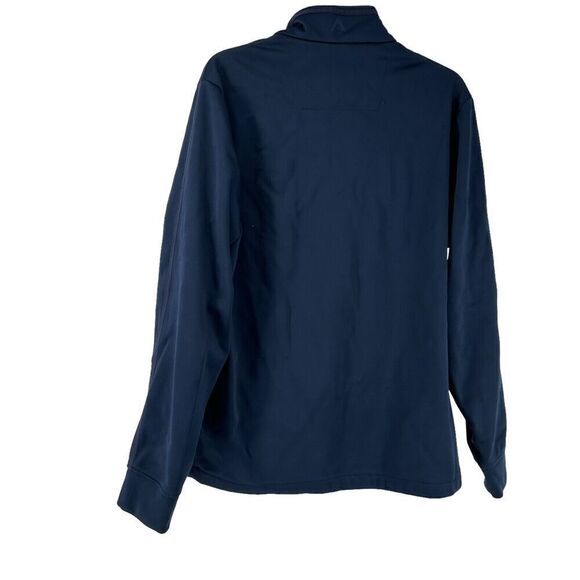 Nashville Predators Jacket Mens Size M Full Zip Navy Blue Antigua Fleece Lined - Picture 7 of 10